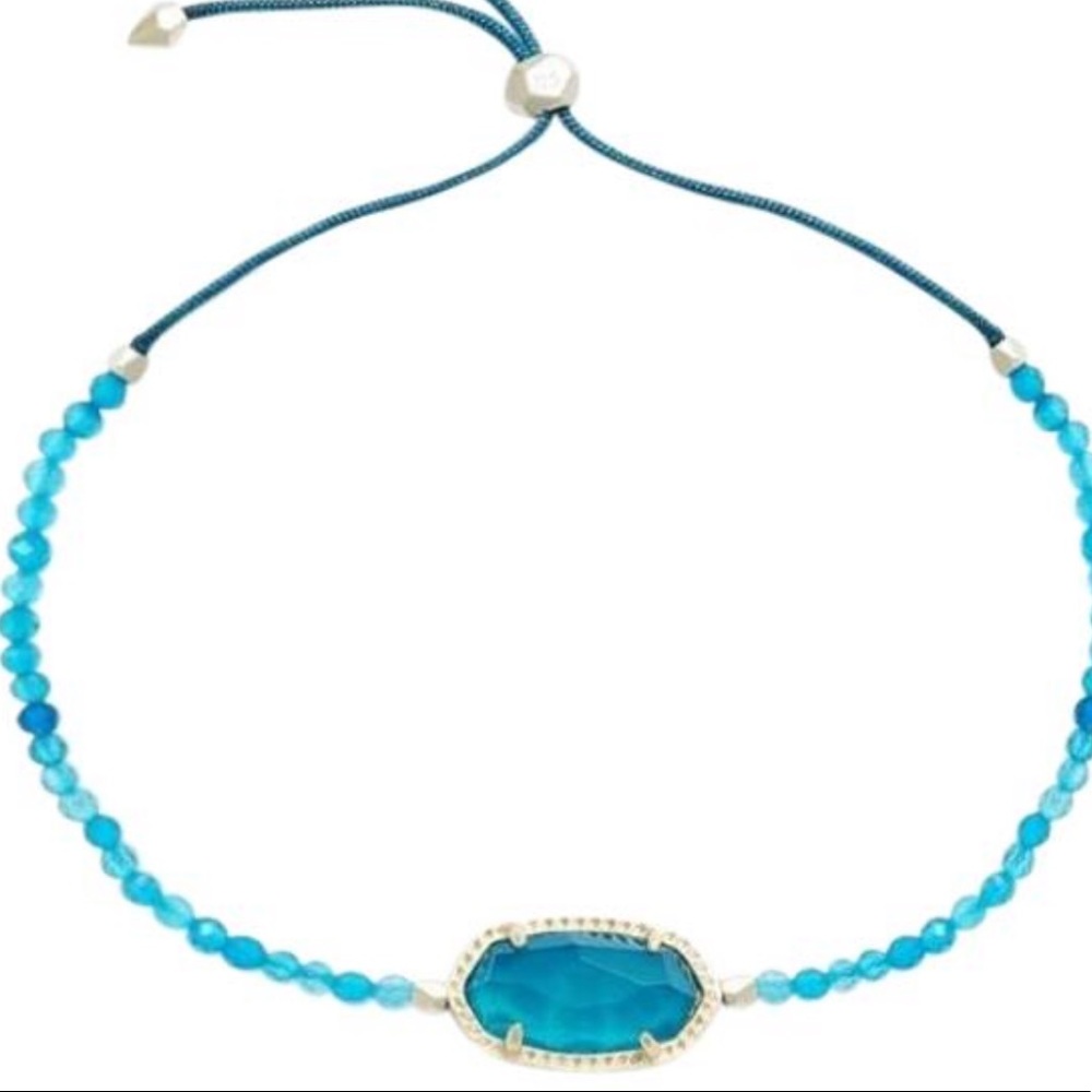 Kendra Scott Elena Blue beaded bracelet